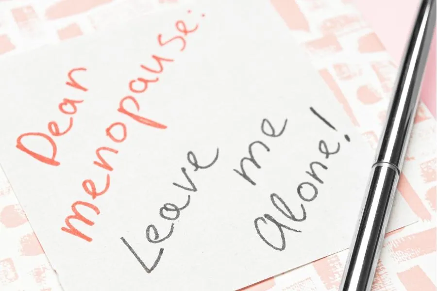 note about menopause