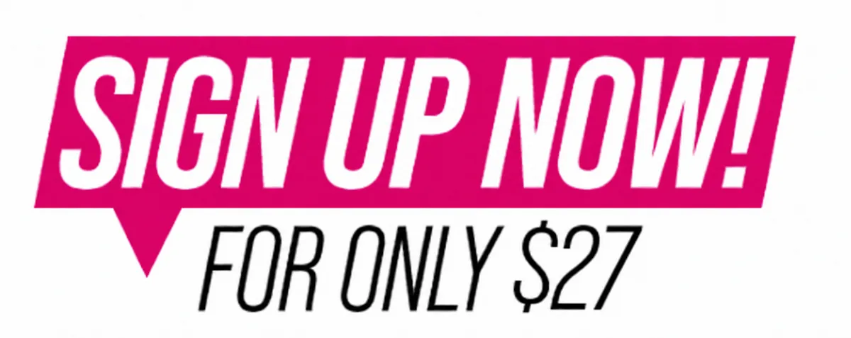 Sign up now.