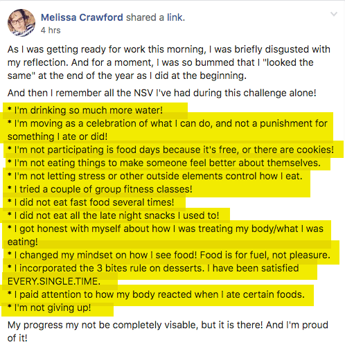 Customer testimonial from a LadyBoss challenge participant.