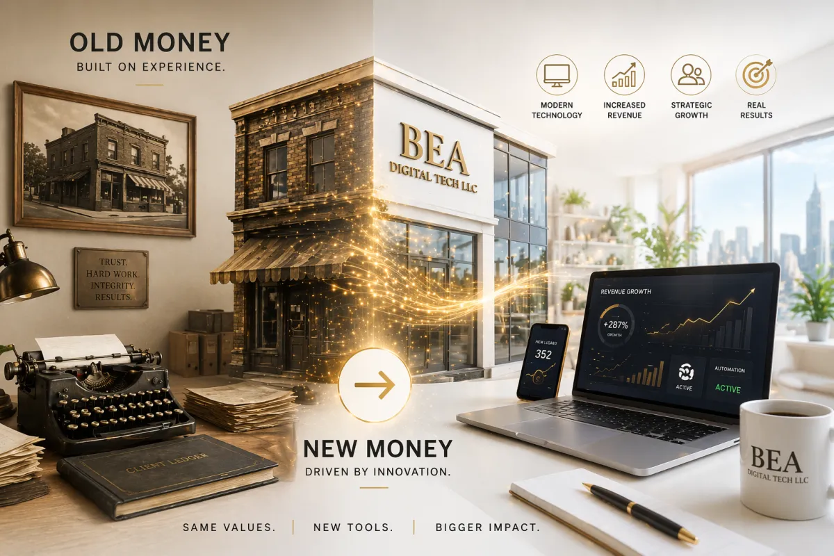 Old to new revenue transformation with AI agents visual