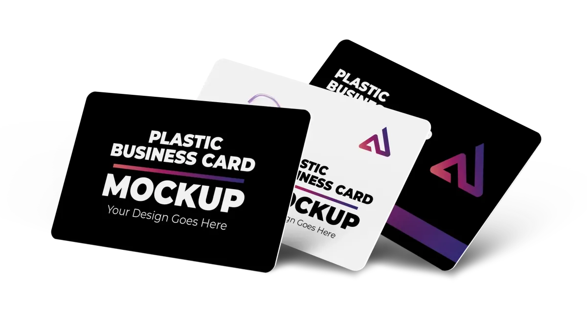 Plastic Business Cards Showcase