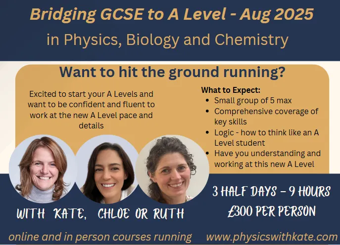 A Level tp GCSE Bridging Course science