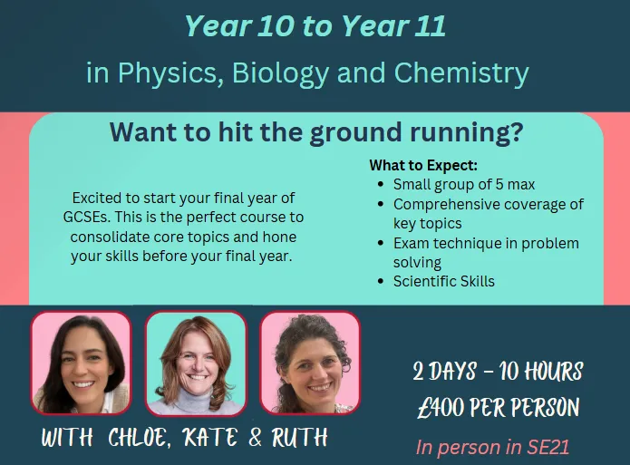 GCSE Science Summer Course