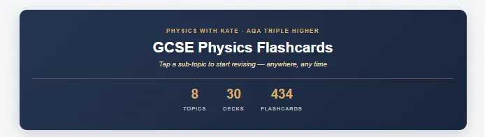 How to Revise GCSE Physics Fast: The "Sweep and Drill" Method