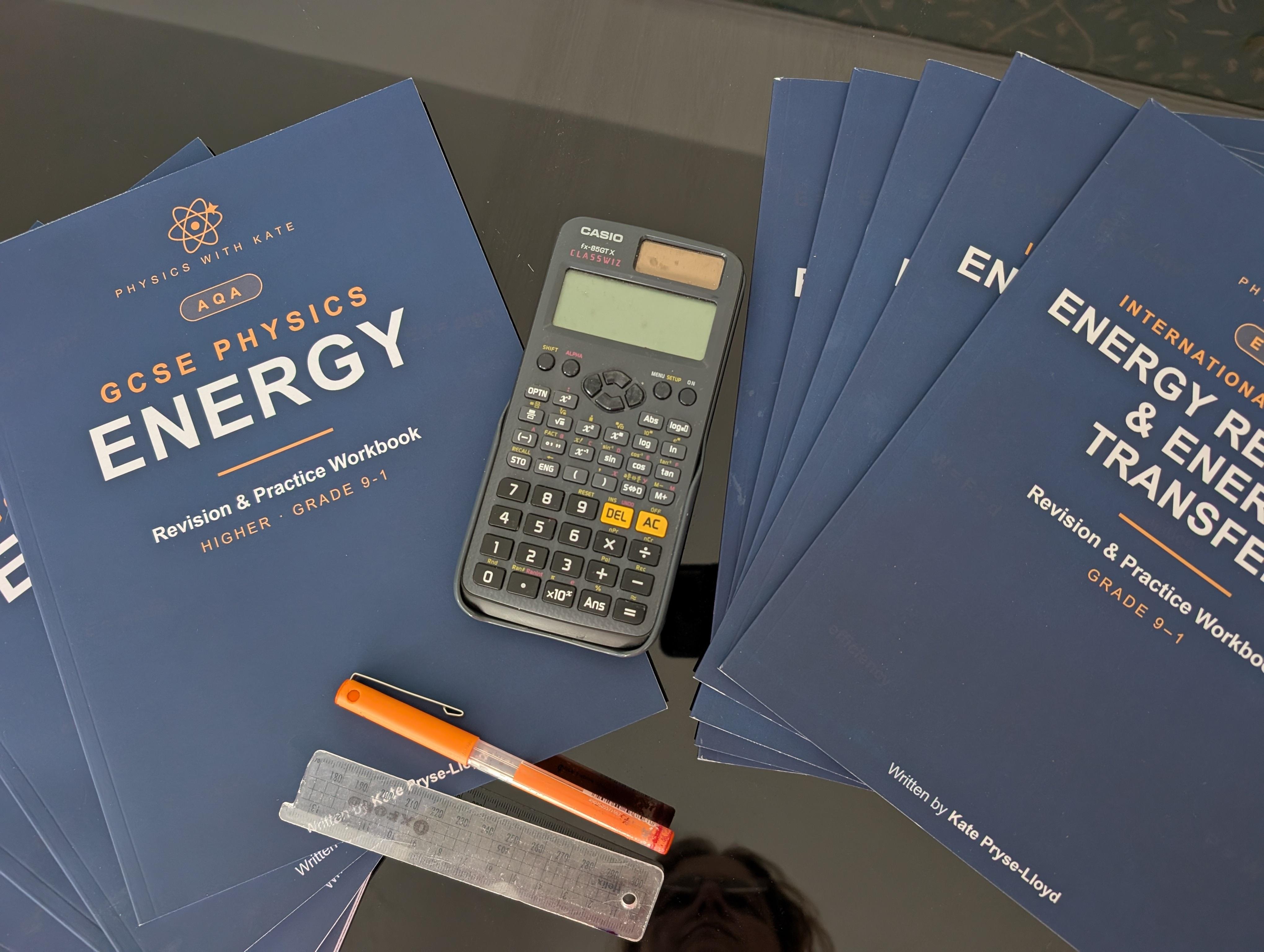 Physics With Kate Revision and Practice Workbooks — AQA GCSE Physics and Edexcel International GCSE Physics