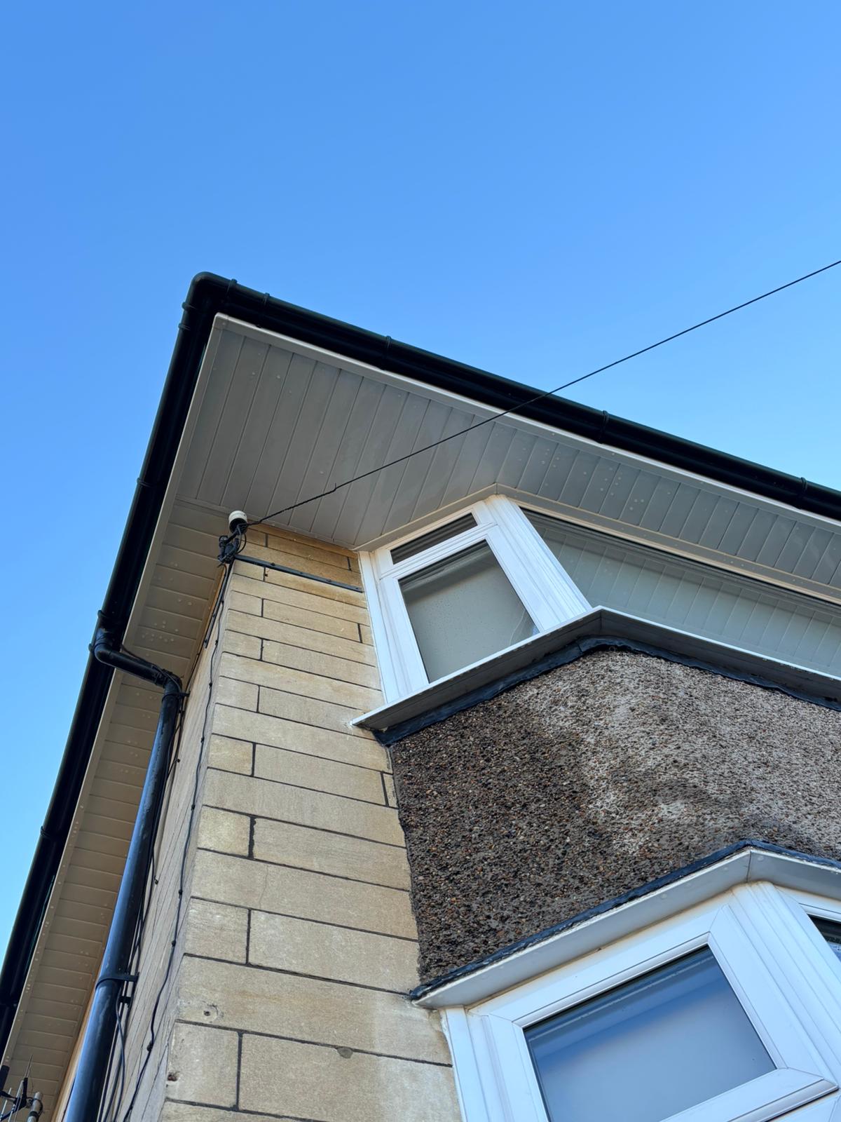 Exterior cleaning work at a property in Bath