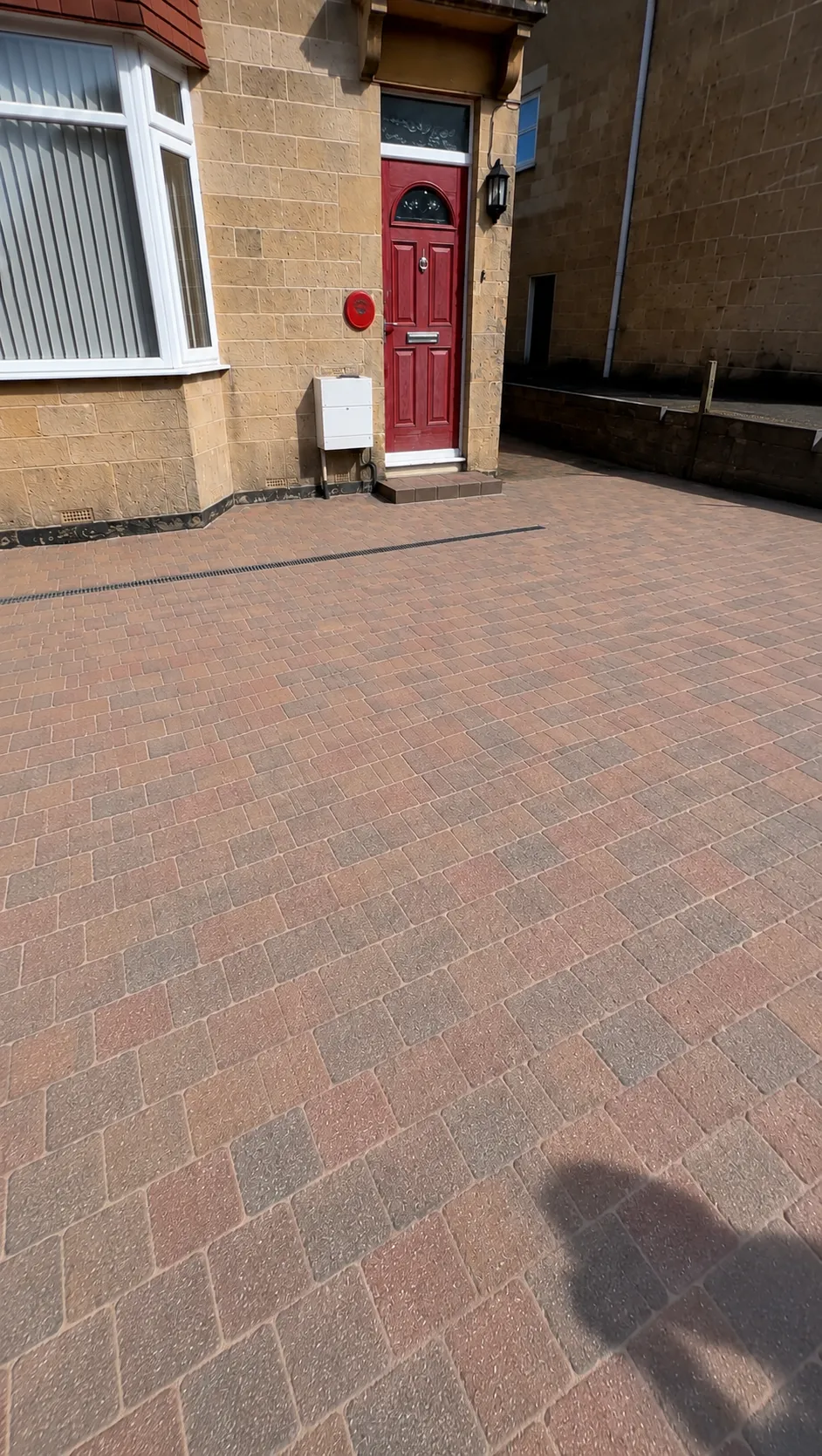 Driveway cleaning at a property in Bath