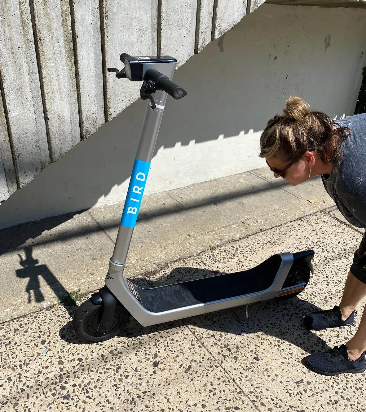 A scooter on the street, representing scooter accidents involving riders, pedestrians, and vehicles. Our Bronx scooter accident lawyers help victims seek compensation for injuries and damages.