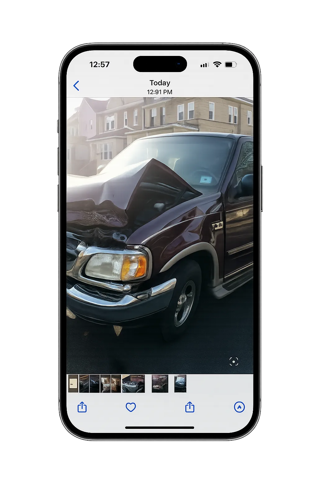 Icon of a smartphone — representing fast and easy service via text or mobile communication with MyBronxProcessServer