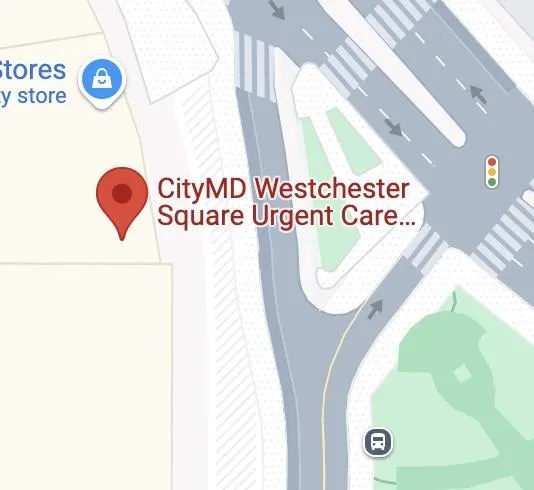 Map showing location of CityMD Westchester Square Urgent Care near Westchester Sq-E Tremont Ave subway stop and Bx4, Bx4A, Bx31 bus lines