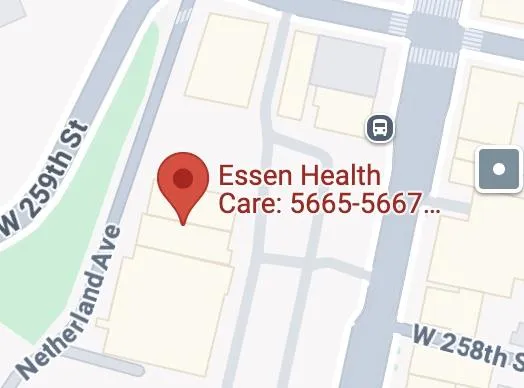 Map showing Essen Urgent Care at 5665 Riverdale Ave, close to BX6 and BX10 bus stops