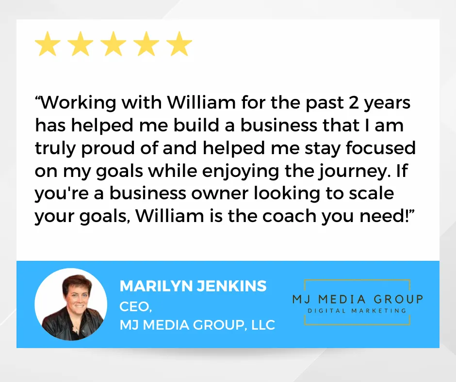 Testimony for Catalytic Group Coaching with Dr. William Attaway  Marilyn Jenkins