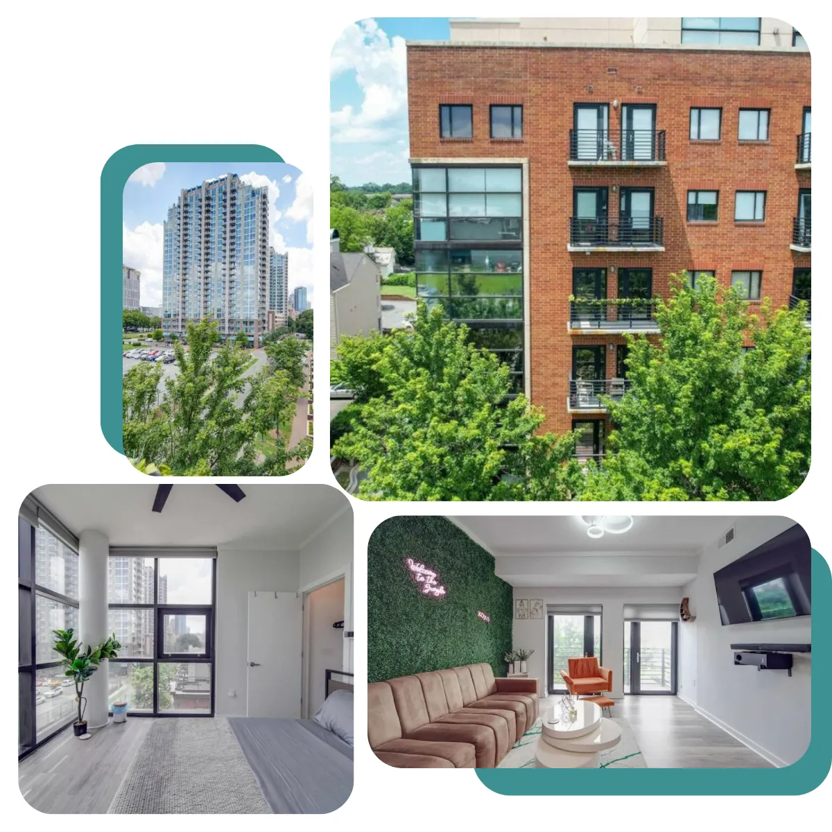 Experience a modern Urban Condo in Uptown Charlotte's lively 4th Ward. Wake up to stunning city views from the 5th floor.