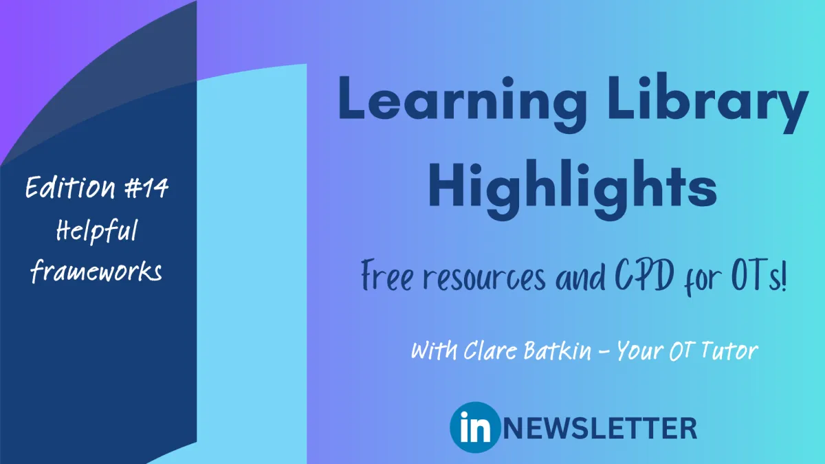 Learning library highlights: Useful frameworks