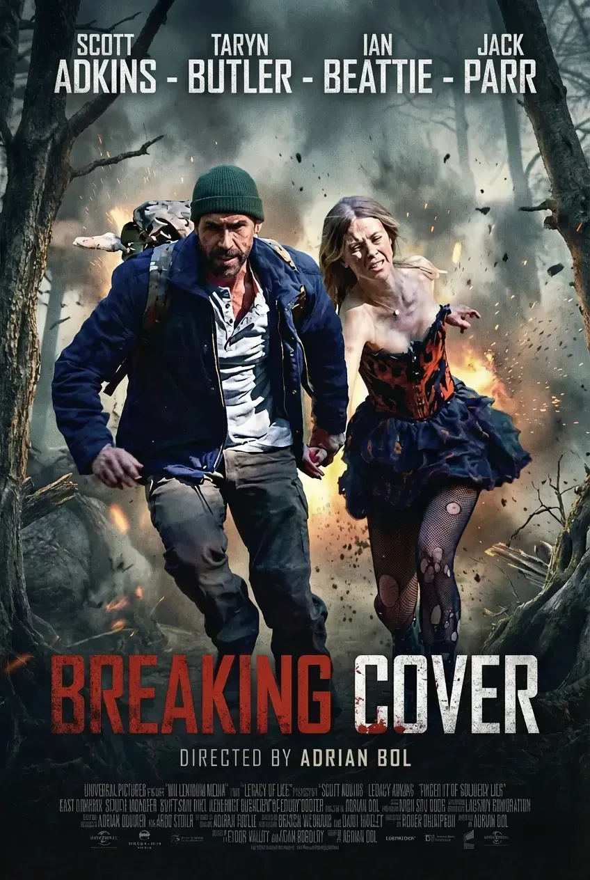 Poster Breaking Cover, written and directed by Adrian Bol