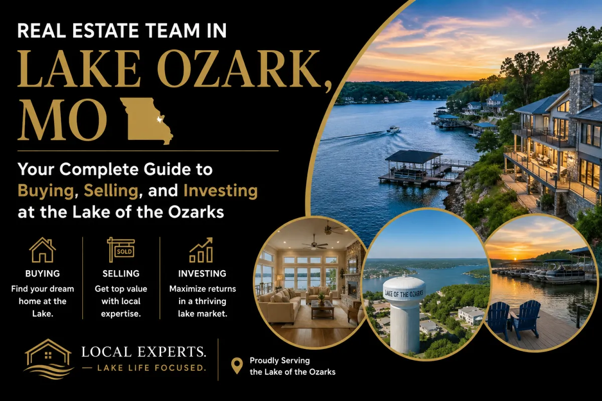 Nathan Maurer and the LOTO Legacy Real Estate Team helping buyers and sellers navigate Lake Ozark, Osage Beach, Camdenton, Sunrise Beach and Lake of the Ozarks real estate