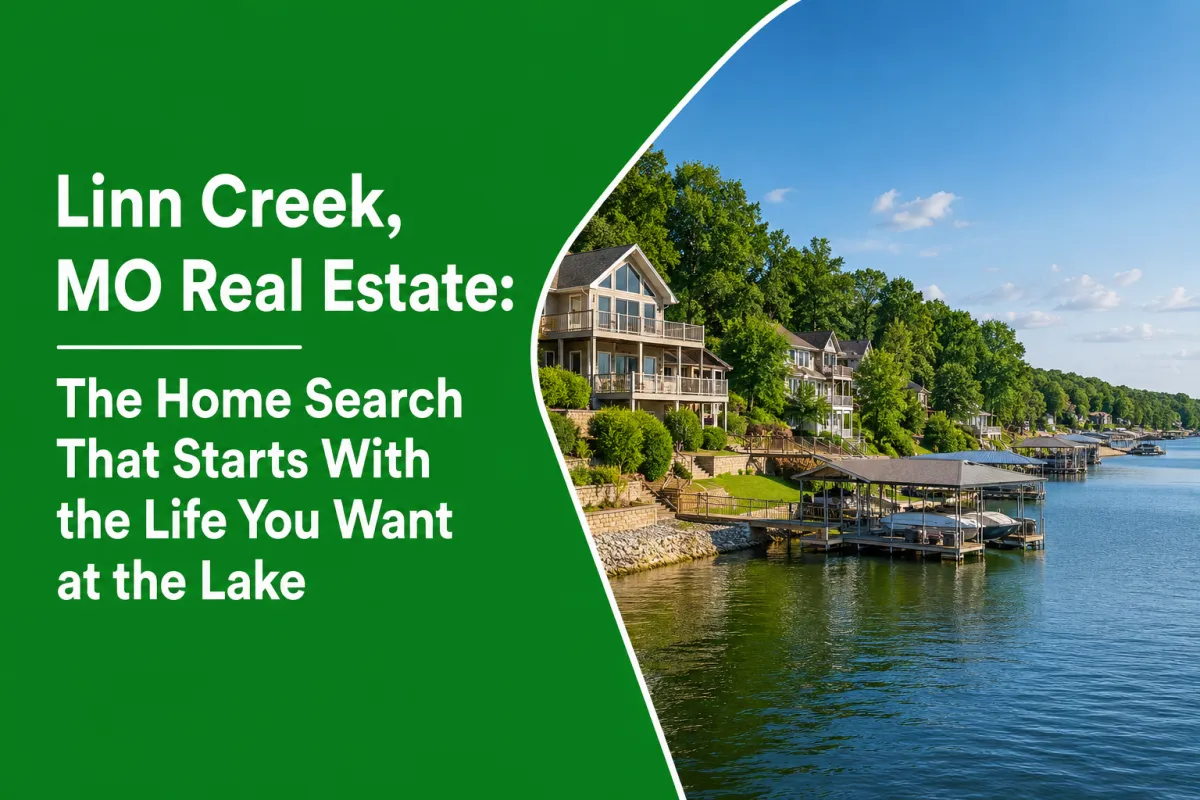 Linn Creek MO real estate with homes and lake lifestyle in the Lake of the Ozarks region