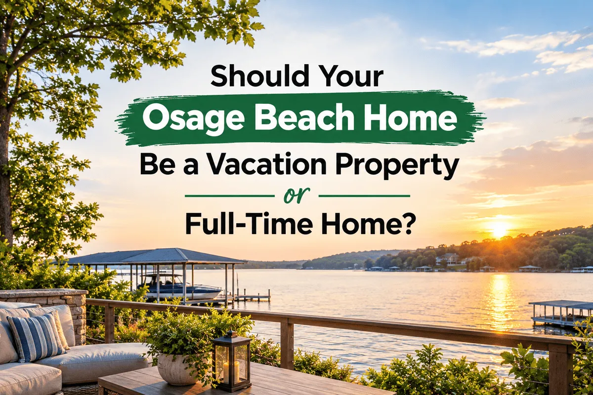 Osage Beach vacation property or full-time home