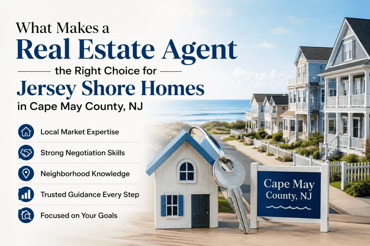 Real estate agent helping buyers and sellers with Jersey Shore homes in Cape May County NJ
