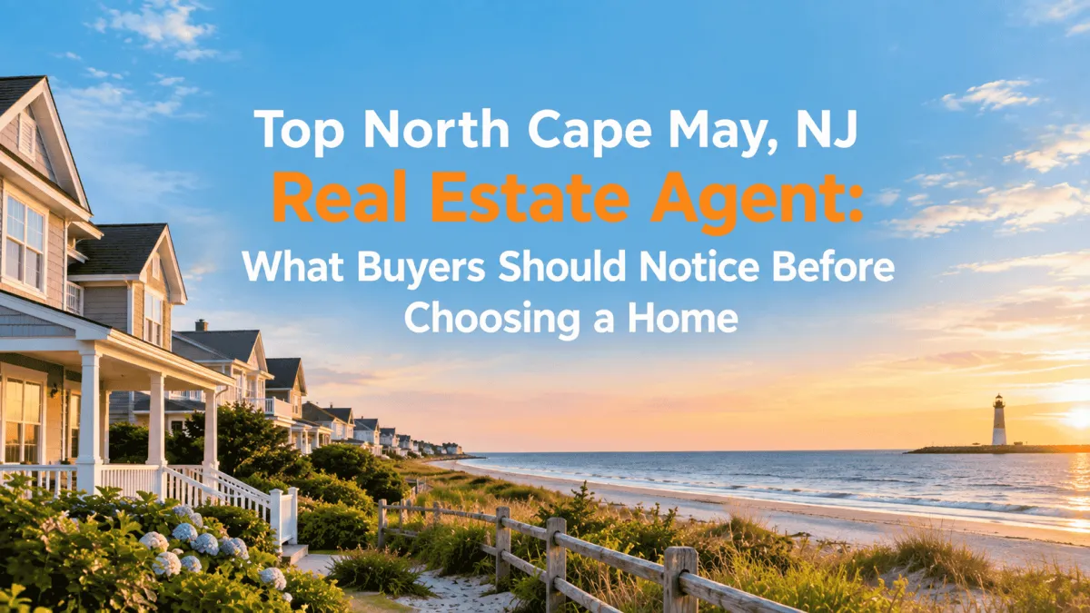 Top North Cape May, NJ Real Estate Agent: What Buyers Should Notice Before Choosing a Home