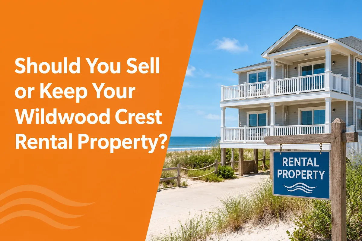 Wildwood Crest NJ rental property near the Jersey Shore being considered for sale or continued ownership