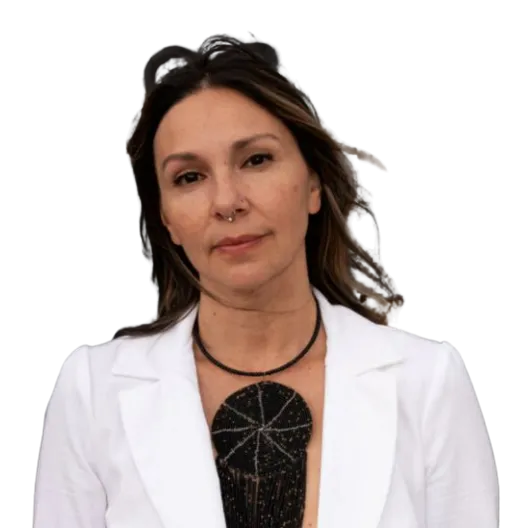 Female smiling with long brown hair