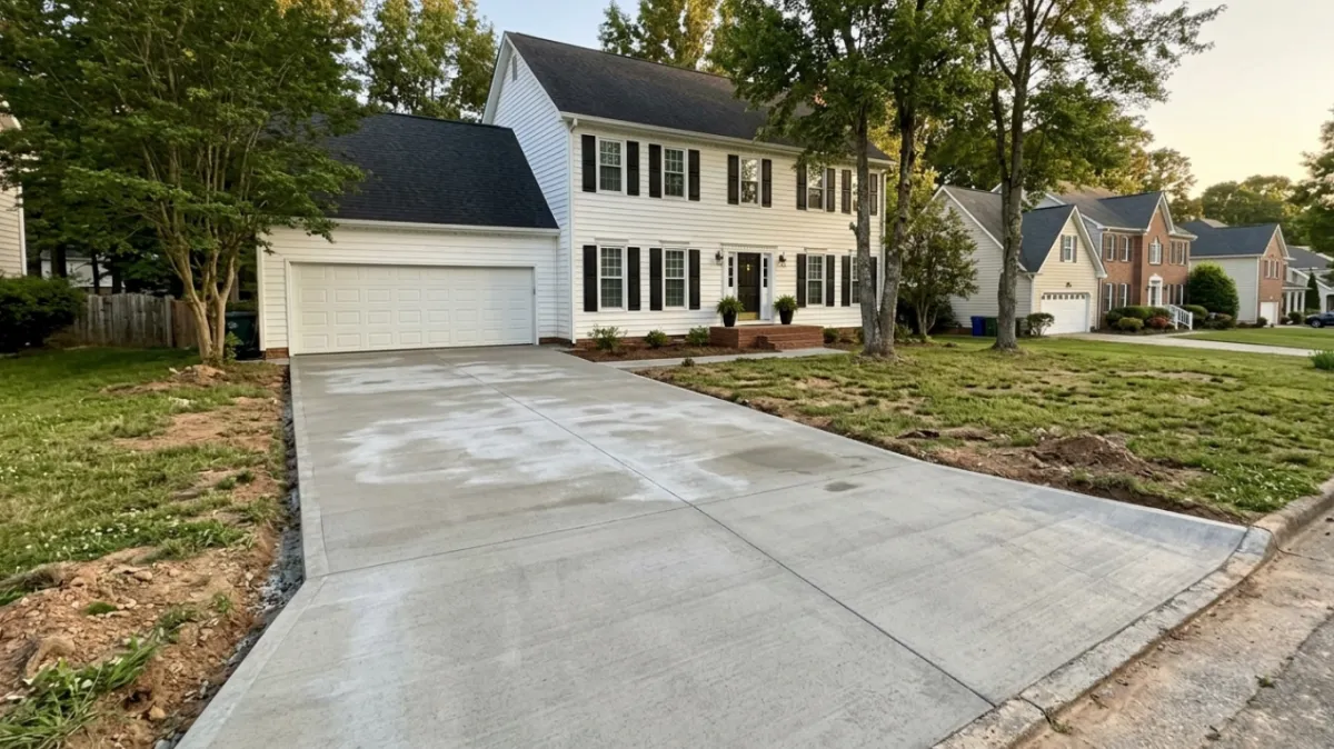 Driveway Concrete in Asheville, North Carolina