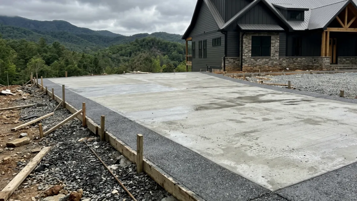 Driveway Concrete in Asheville, North Carolina