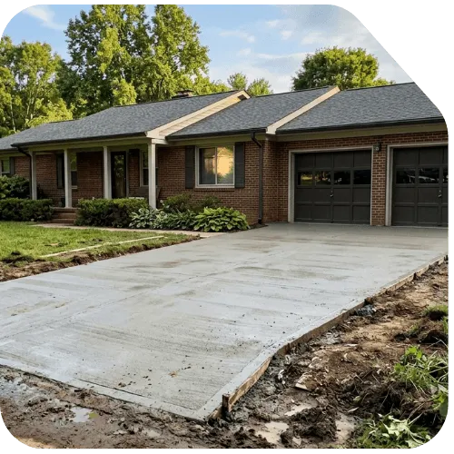 Driveway Concrete in Asheville, North Carolina