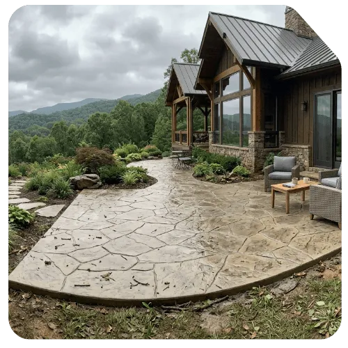Concrete contractor in Asheville, NC Patio Slabs services