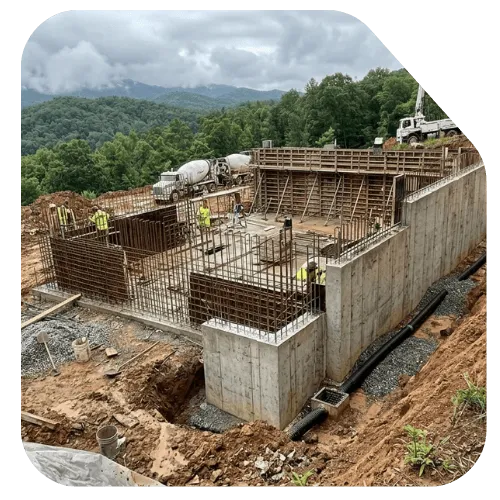 Concrete contractor in Asheville, NC Shed & Workshop Slabs