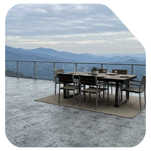 Decorative Concrete Patios in Asheville, North Carolina