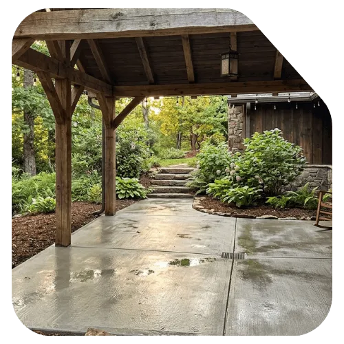 Stamped Concrete Patios in Asheville, NC