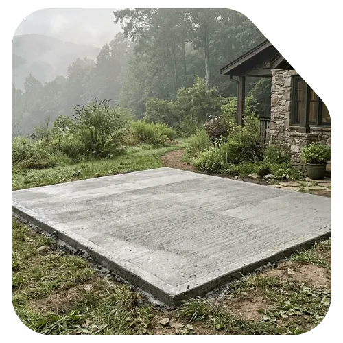 Concrete Patio in Asheville, NC