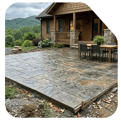 Concrete Patios Designed for Asheville Properties