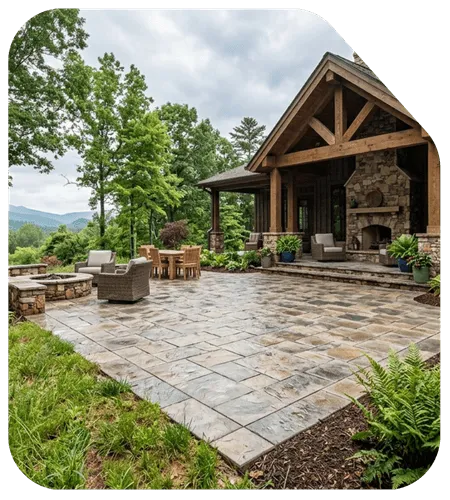 Stamped Concrete Patterns and Designs in Asheville, NC