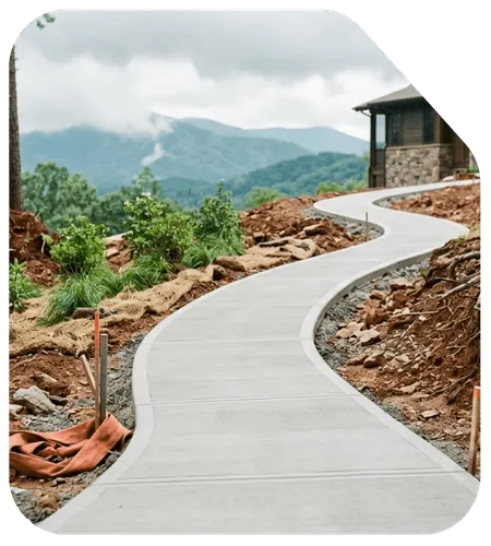 Decorative Concrete Sidewalks in Asheville