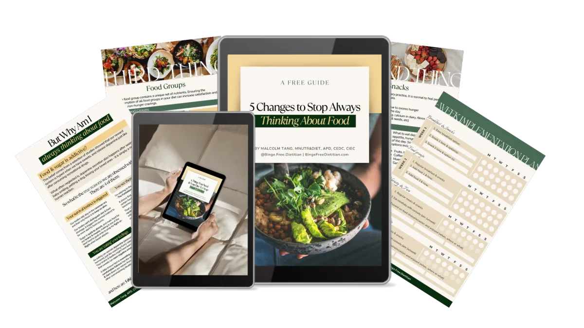 The guide with actionable steps to stop food addiction, food thoughts and constant sugar cravings