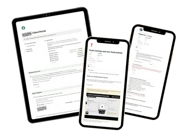 Binge Free Formula include 4 month of unlimited messaging support from a binge eating and emotional eating specialised dietitian