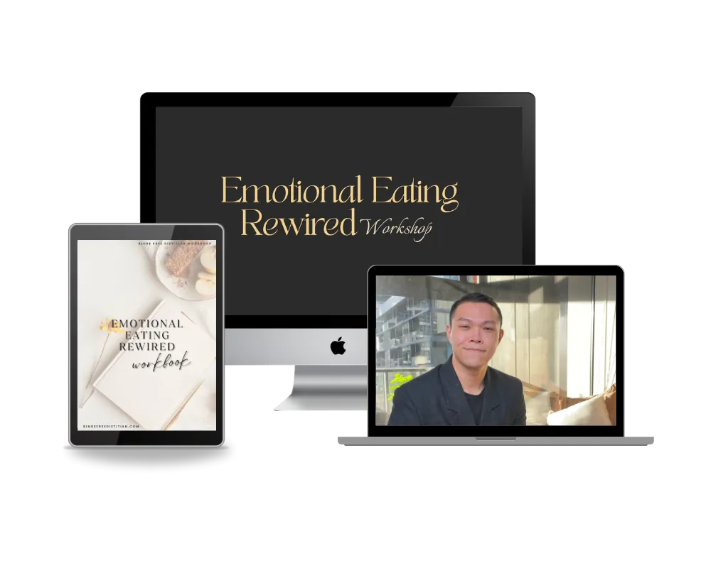 Emotional Eating Rewired: Break free from emotional eating and stress-eating patterns. Learn practical tools to manage cravings without guilt, willpower, or restrictive diets.