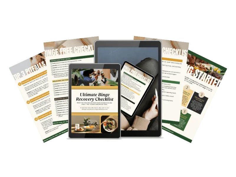 Ultimate binge recovery checklist mock up