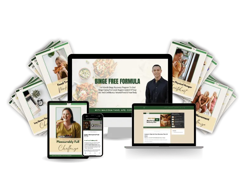 Free resources to stop feeling out of control around food 