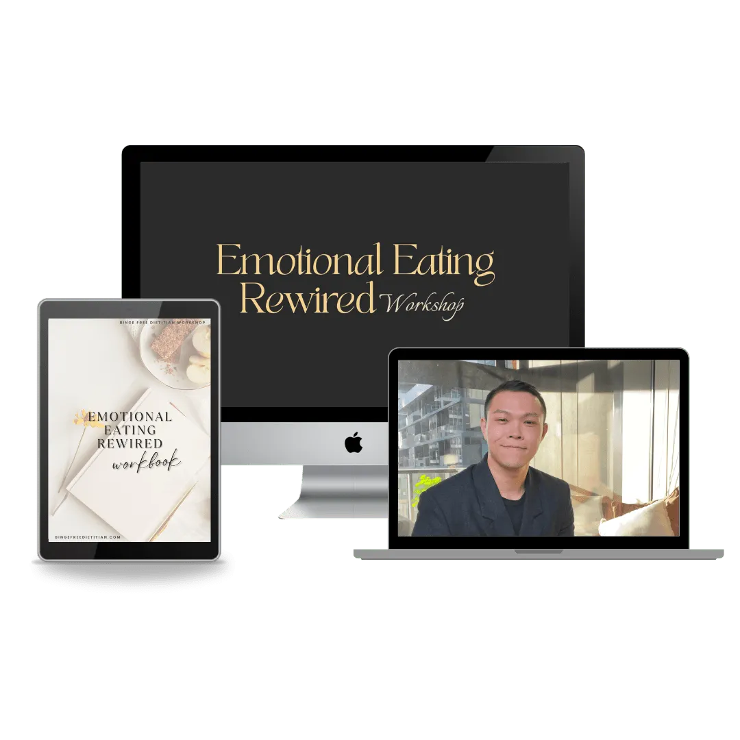 Emotional Eating Rewired Workshop + workbook mock up