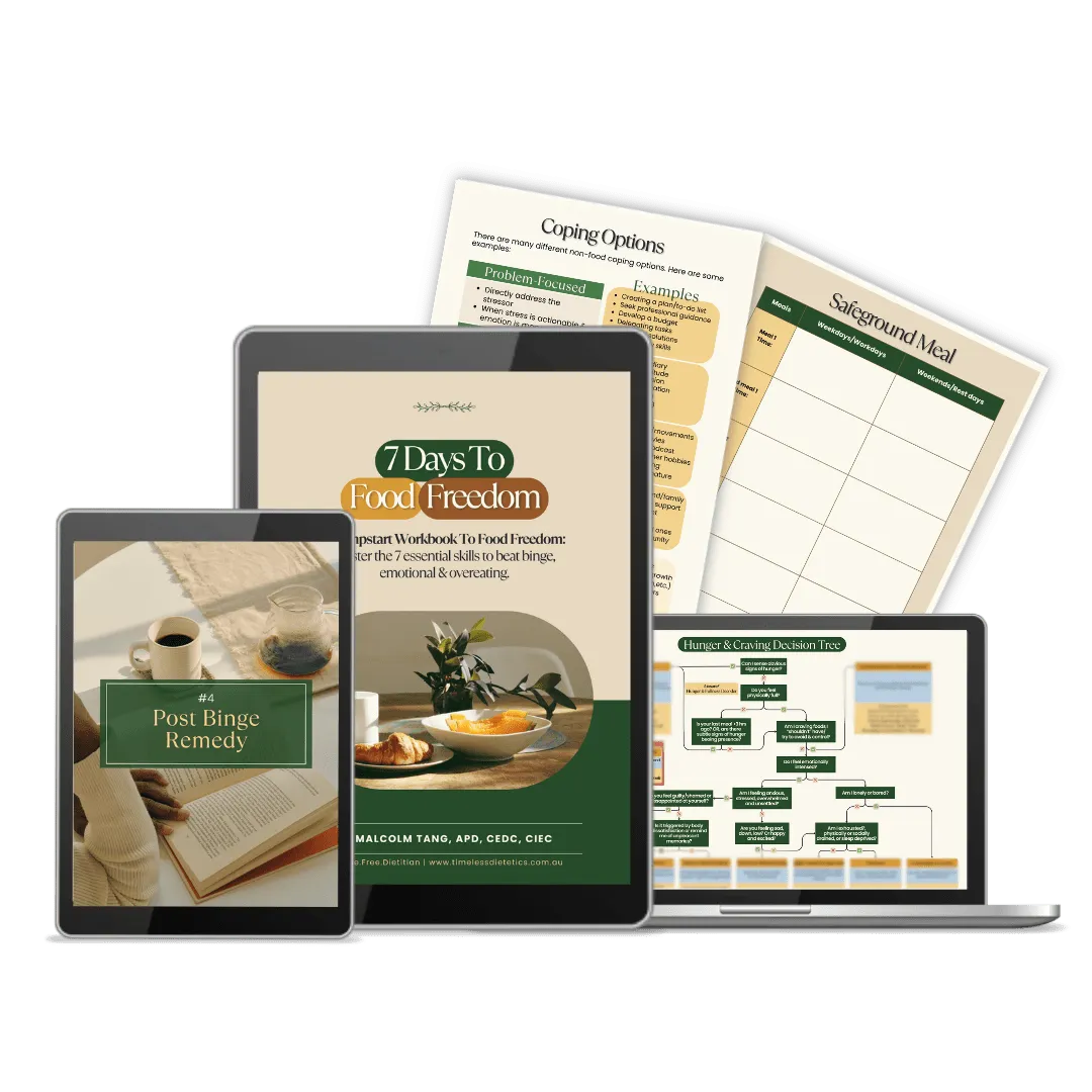 7 Days to Food Freedom - 7 daysbinge eating plan (starter kit) mock up