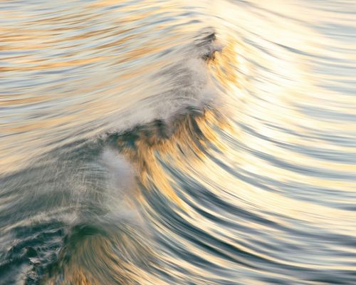 Silvery wave picture to repsent open and allow the emotions and feelings in you