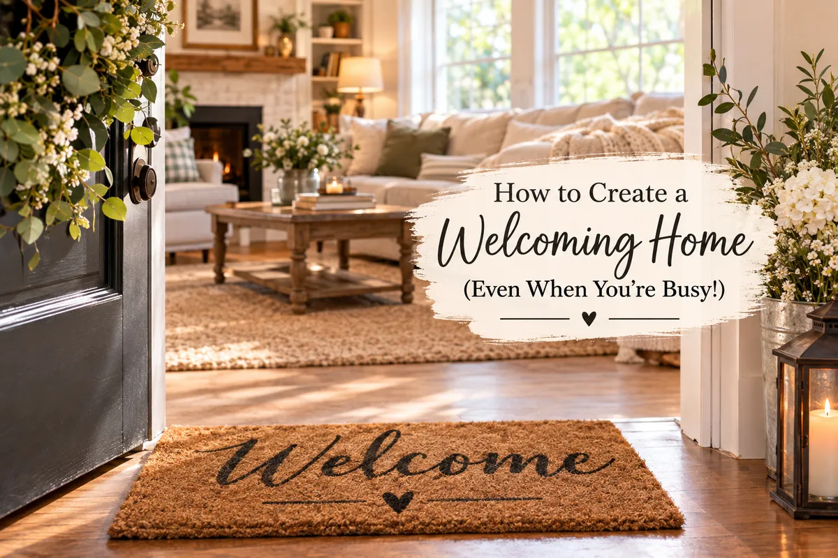 Create a Welcoming Home: Easy Tips for Busy Lives