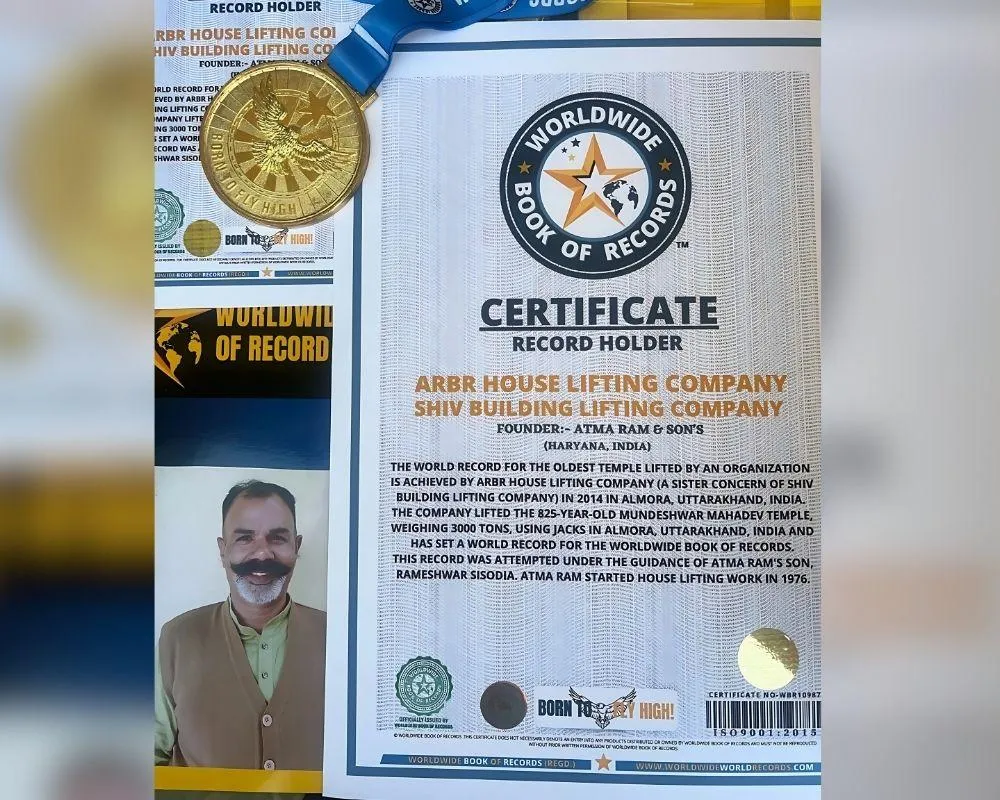 ARB record holder house lifting company