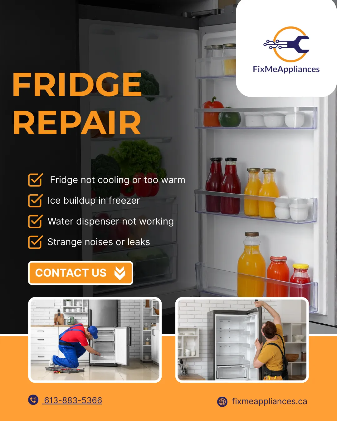 fridge repair near me