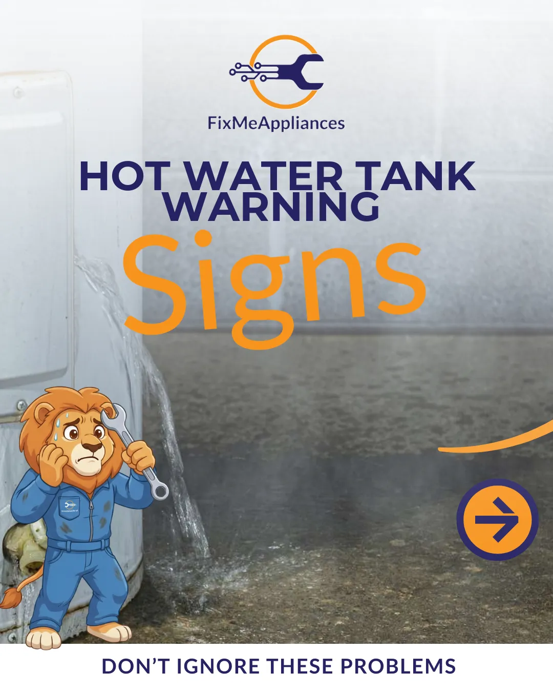 Hot Water Tank Warning Signs