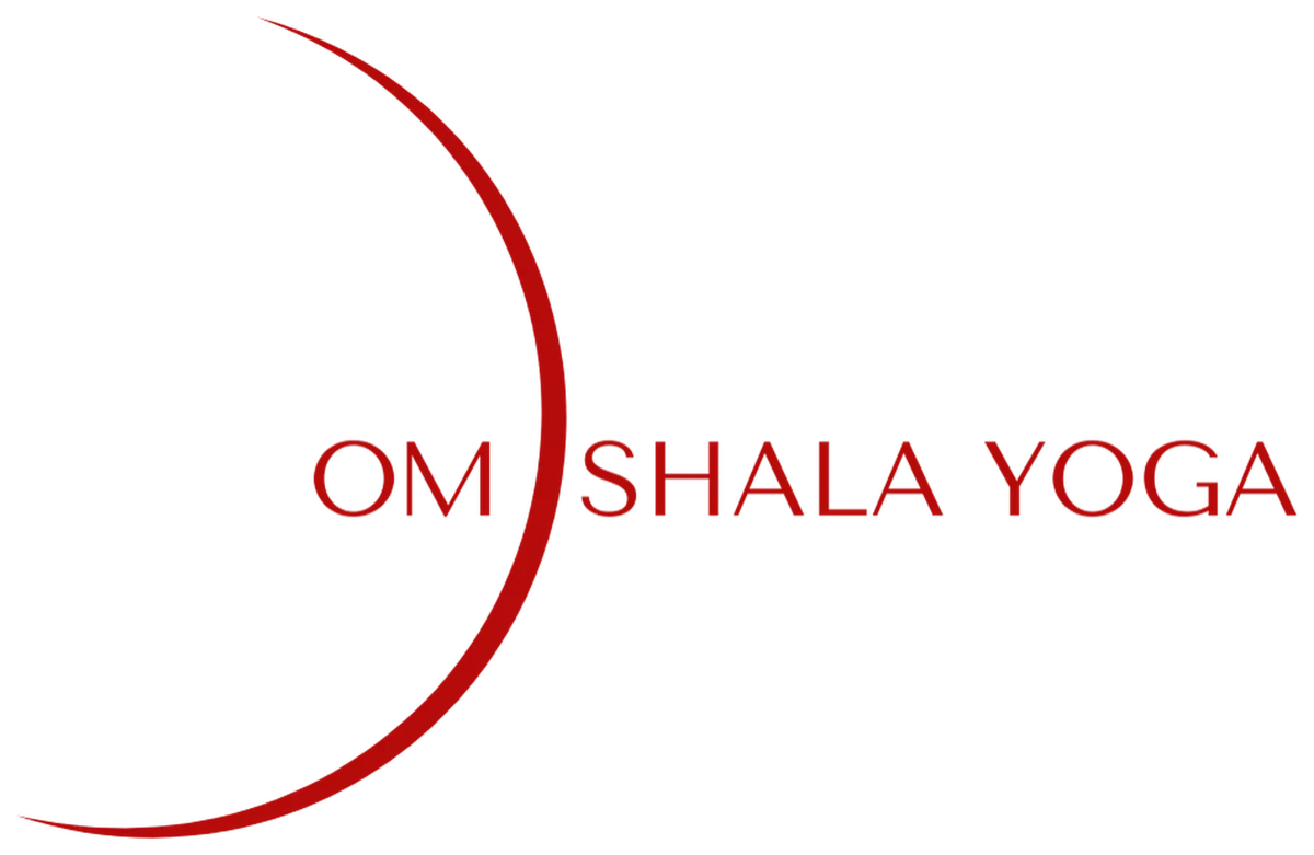 Om Shala Yoga turquoise logo